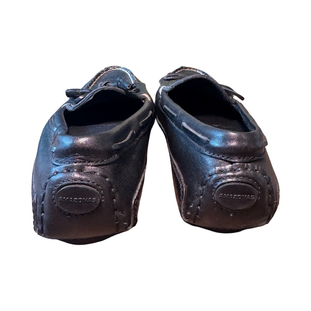 Vintage Orvis Gokey women’s Black Leather Loafers Shoes size 10 ten - Picture 4 of 7